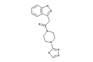 2-indoxazen-3-yl-1-[4-(1,3,4-thiadiazol-2-yl)piperazino]ethanone