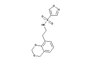 N-[2-(4H-1,3-benzodioxin-8-yl)ethyl]isoxazole-4-sulfonamide