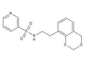 N-[2-(4H-1,3-benzodioxin-8-yl)ethyl]pyridine-3-sulfonamide