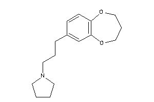 1-[3-(3,4-dihydro-2H-1,5-benzodioxepin-7-yl)propyl]pyrrolidine