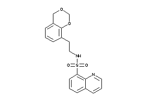 N-[2-(4H-1,3-benzodioxin-8-yl)ethyl]quinoline-8-sulfonamide