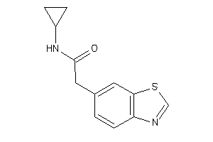 2-(1,3-benzothiazol-6-yl)-N-cyclopropyl-acetamide