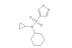 N-cyclohexyl-N-cyclopropyl-isoxazole-4-sulfonamide