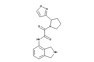 N-isoindolin-4-yl-2-(2-isoxazol-3-ylpyrrolidino)-2-keto-acetamide