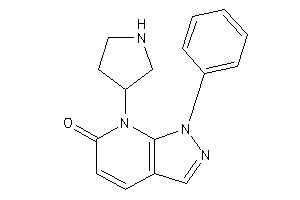 1-phenyl-7-pyrrolidin-3-yl-pyrazolo[3,4-b]pyridin-6-one