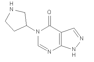 5-pyrrolidin-3-yl-1H-pyrazolo[3,4-d]pyrimidin-4-one