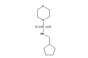 N-(cyclopentylmethyl)morpholine-4-sulfonamide