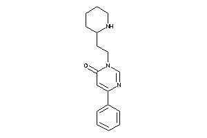 6-phenyl-3-[2-(2-piperidyl)ethyl]pyrimidin-4-one