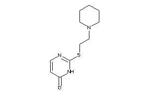 2-(2-piperidinoethylthio)-1H-pyrimidin-6-one