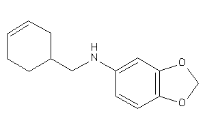 1,3-benzodioxol-5-yl(cyclohex-3-en-1-ylmethyl)amine