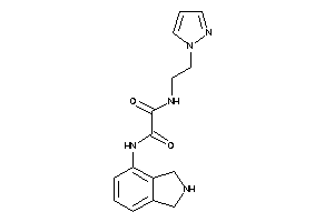 N'-isoindolin-4-yl-N-(2-pyrazol-1-ylethyl)oxamide