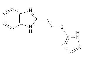 2-[2-(1H-1,2,4-triazol-5-ylthio)ethyl]-1H-benzimidazole