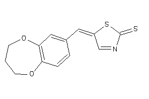 5-(3,4-dihydro-2H-1,5-benzodioxepin-7-ylmethylene)-3-thiazoline-2-thione