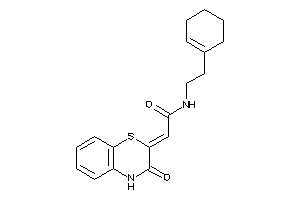 N-(2-cyclohexen-1-ylethyl)-2-(3-keto-4H-1,4-benzothiazin-2-ylidene)acetamide