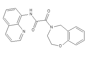 2-(3,5-dihydro-2H-1,4-benzoxazepin-4-yl)-2-keto-N-(8-quinolyl)acetamide