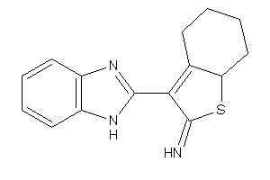 [3-(1H-benzimidazol-2-yl)-5,6,7,7a-tetrahydro-4H-benzothiophen-2-ylidene]amine