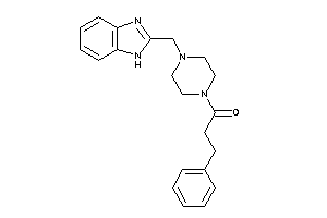 1-[4-(1H-benzimidazol-2-ylmethyl)piperazino]-3-phenyl-propan-1-one