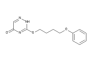 Image of 3-(4-phenoxybutylthio)-2H-1,2,4-triazin-5-one