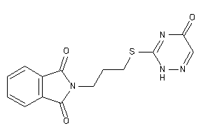 2-[3-[(5-keto-2H-1,2,4-triazin-3-yl)thio]propyl]isoindoline-1,3-quinone