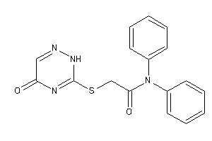 2-[(5-keto-2H-1,2,4-triazin-3-yl)thio]-N,N-diphenyl-acetamide