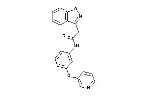 2-indoxazen-3-yl-N-(3-pyridazin-3-yloxyphenyl)acetamide