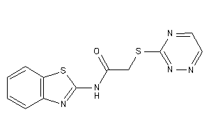 N-(1,3-benzothiazol-2-yl)-2-(1,2,4-triazin-3-ylthio)acetamide