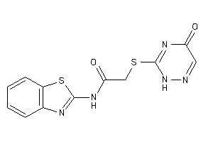 N-(1,3-benzothiazol-2-yl)-2-[(5-keto-2H-1,2,4-triazin-3-yl)thio]acetamide