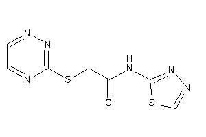 N-(1,3,4-thiadiazol-2-yl)-2-(1,2,4-triazin-3-ylthio)acetamide