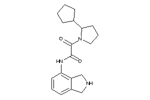 2-(2-cyclopentylpyrrolidino)-N-isoindolin-4-yl-2-keto-acetamide