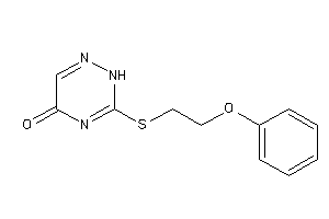 3-(2-phenoxyethylthio)-2H-1,2,4-triazin-5-one