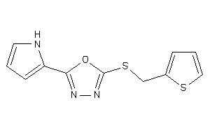 2-(1H-pyrrol-2-yl)-5-(2-thenylthio)-1,3,4-oxadiazole