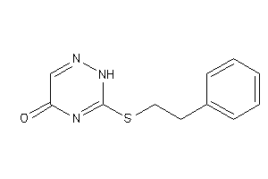 3-(phenethylthio)-2H-1,2,4-triazin-5-one