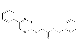 N-benzyl-2-[(6-phenyl-1,2,4-triazin-3-yl)thio]acetamide