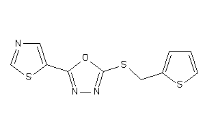 2-(2-thenylthio)-5-thiazol-5-yl-1,3,4-oxadiazole