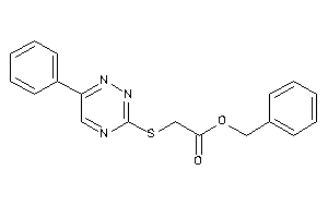 2-[(6-phenyl-1,2,4-triazin-3-yl)thio]acetic Acid Benzyl Ester