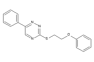 3-(2-phenoxyethylthio)-6-phenyl-1,2,4-triazine