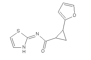 2-(2-furyl)-N-(4-thiazolin-2-ylidene)cyclopropanecarboxamide