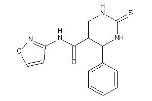 N-isoxazol-3-yl-4-phenyl-2-thioxo-hexahydropyrimidine-5-carboxamide