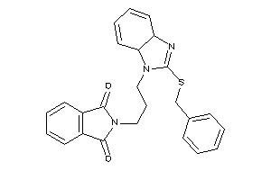 2-[3-[2-(benzylthio)-3a,7a-dihydrobenzimidazol-1-yl]propyl]isoindoline-1,3-quinone