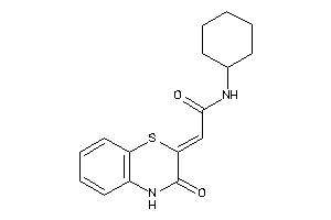 N-cyclohexyl-2-(3-keto-4H-1,4-benzothiazin-2-ylidene)acetamide