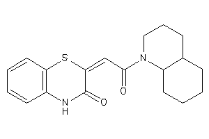 2-[2-(3,4,4a,5,6,7,8,8a-octahydro-2H-quinolin-1-yl)-2-keto-ethylidene]-4H-1,4-benzothiazin-3-one