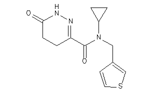 N-cyclopropyl-6-keto-N-(3-thenyl)-4,5-dihydro-1H-pyridazine-3-carboxamide