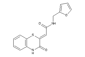 N-(2-furfuryl)-2-(3-keto-4H-1,4-benzothiazin-2-ylidene)acetamide