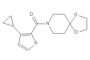 (3-cyclopropyl-2-thienyl)-(1,4-dioxa-8-azaspiro[4.5]decan-8-yl)methanone