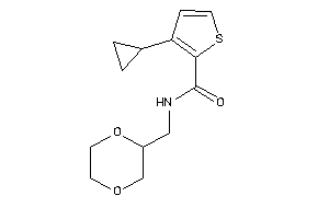 Image of 3-cyclopropyl-N-(1,4-dioxan-2-ylmethyl)thiophene-2-carboxamide