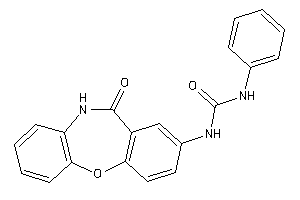 1-(6-keto-5H-benzo[b][1,5]benzoxazepin-8-yl)-3-phenyl-urea