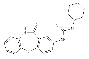 1-cyclohexyl-3-(6-keto-5H-benzo[b][1,5]benzoxazepin-8-yl)urea