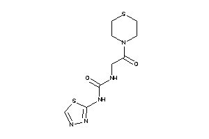 1-(2-keto-2-thiomorpholino-ethyl)-3-(1,3,4-thiadiazol-2-yl)urea