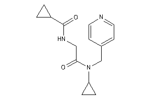 N-[2-[cyclopropyl(4-pyridylmethyl)amino]-2-keto-ethyl]cyclopropanecarboxamide