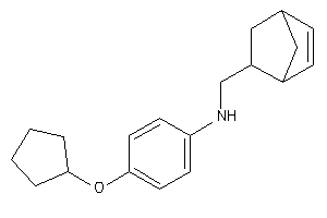 5-bicyclo[2.2.1]hept-2-enylmethyl-[4-(cyclopentoxy)phenyl]amine